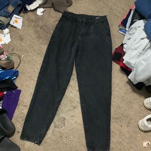 Baggy black jeans
